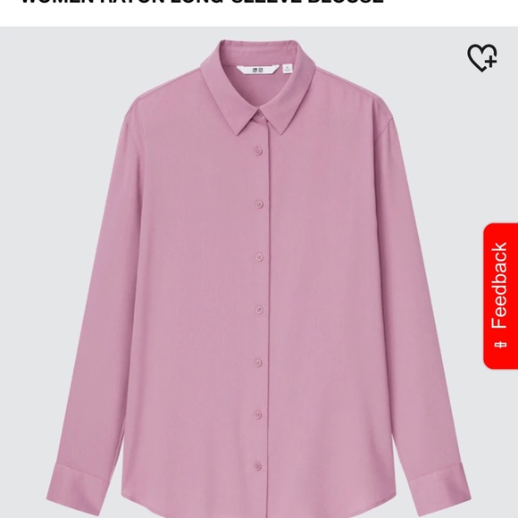 Uniqlo Rayon Long Sleeve Blouse - Picture 5 of 5